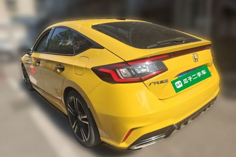 Used Honda Integra 2023 HATCHBACK 240TURBO CVT Phantom Night Deluxe Edition Rear Left 45 Deg