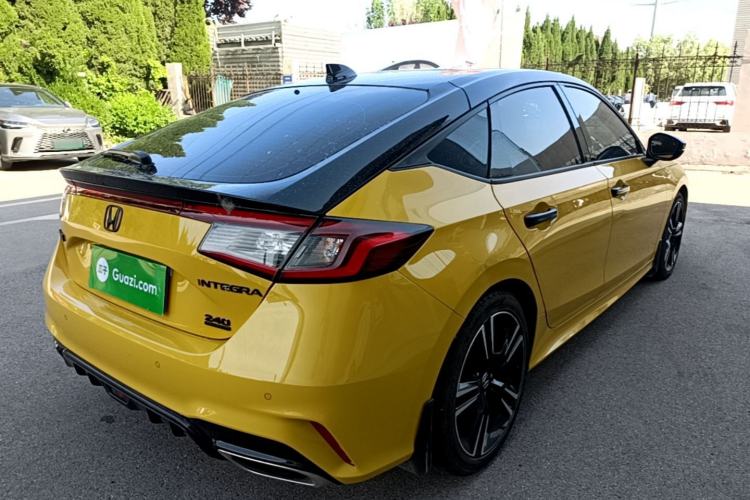 Used Honda Integra 2023 HATCHBACK 240TURBO CVT Phantom Night Deluxe Edition Rear Right 45 Deg