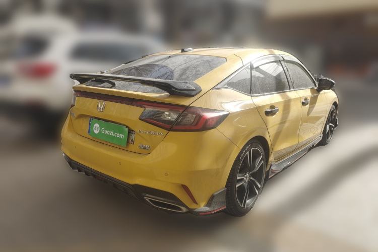 Used Honda Integra 2023 HATCHBACK 240TURBO CVT Phantom Night Deluxe Edition Rear Right 45 Deg