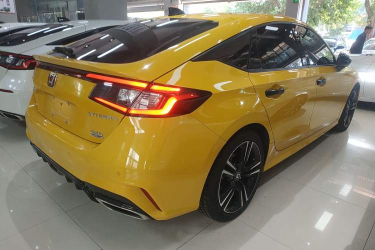 Used Honda Integra 2023 HATCHBACK 240TURBO CVT Phantom Night Deluxe Edition Rear Right 45 Deg
