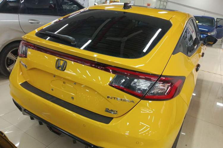 Used Honda Integra 2023 HATCHBACK 240TURBO CVT Phantom Night Deluxe Edition Rear Right 45 Deg