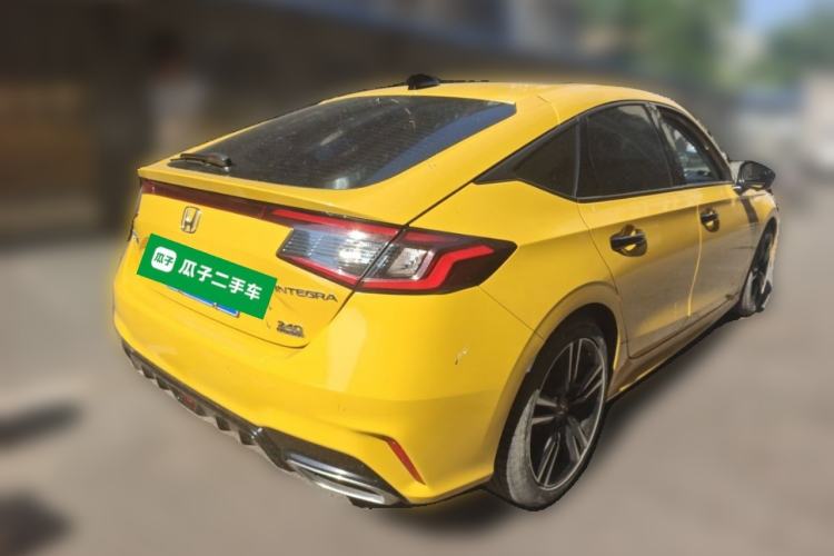 Used Honda Integra 2023 HATCHBACK 240TURBO CVT Phantom Night Deluxe Edition Rear Right 45 Deg