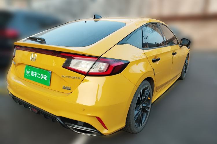 Used Honda Integra 2023 HATCHBACK 240TURBO CVT Phantom Night Deluxe Edition Rear Right 45 Deg