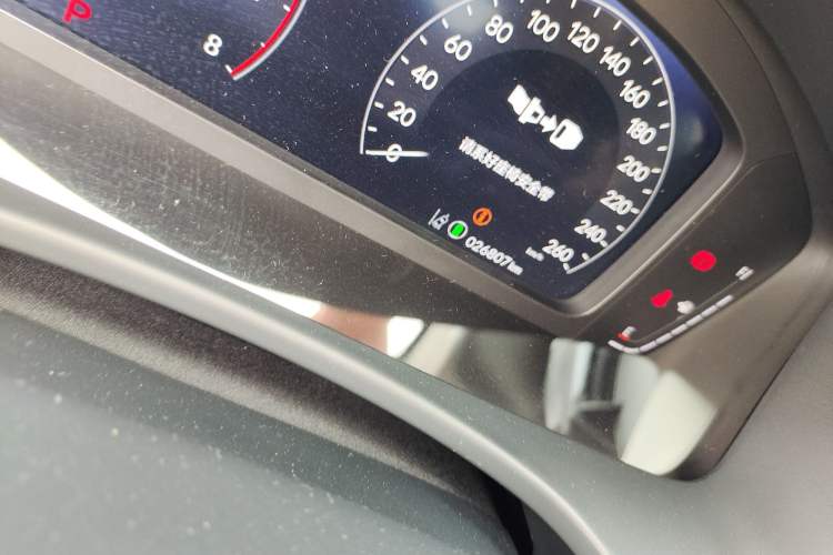 Used Honda Integra 2024 240TURBO CVT Acura MUGEN Edition Odometer Close Up