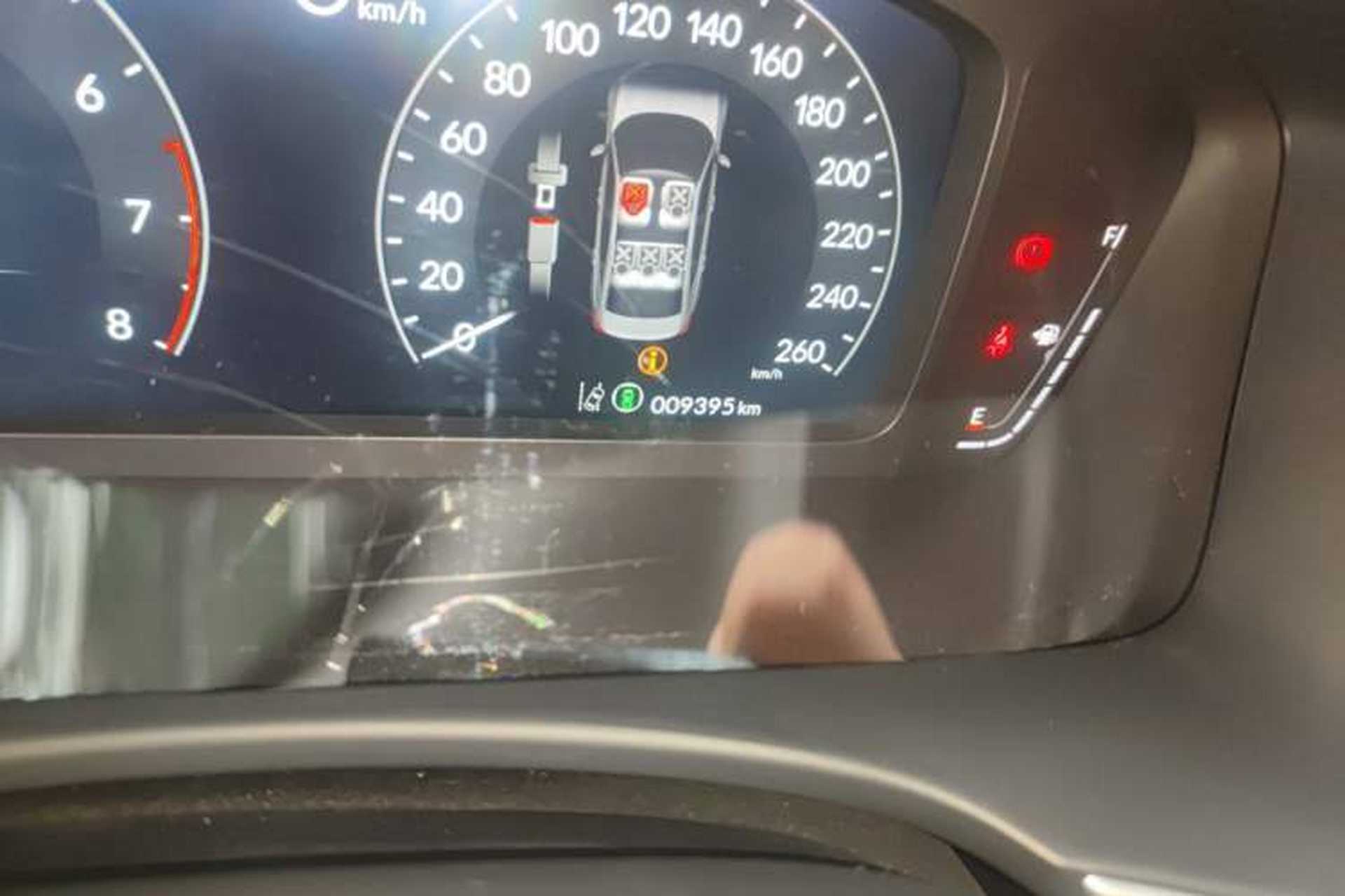 Used Honda Integra 2025 240TURBO CVT Tech Edition Odometer Close Up