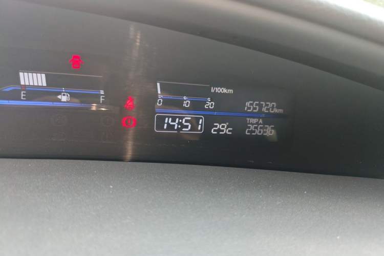 Used Honda Jade 2013 1.8L automatic Comfort version 5 seats Odometer Close Up
