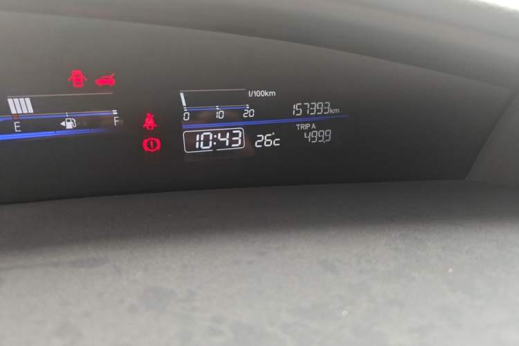 Used Honda Jade 2013 1.8L automatic Comfort version 5 seats Odometer Close Up