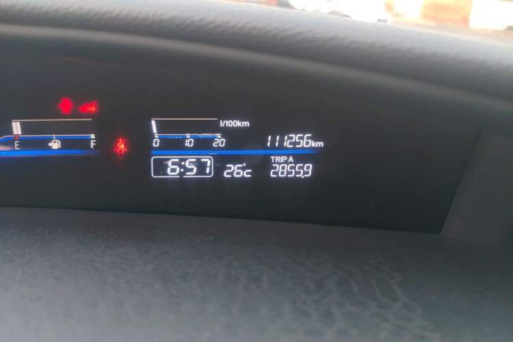 Used Honda Jade 2014 1.8L Automatic Comfort Elite Version 5 Seats Odometer Close Up
