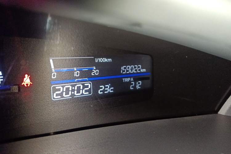 Used Honda Jade 2014 1.8L Automatic Comfort Elite Version 5 Seats Odometer Close Up
