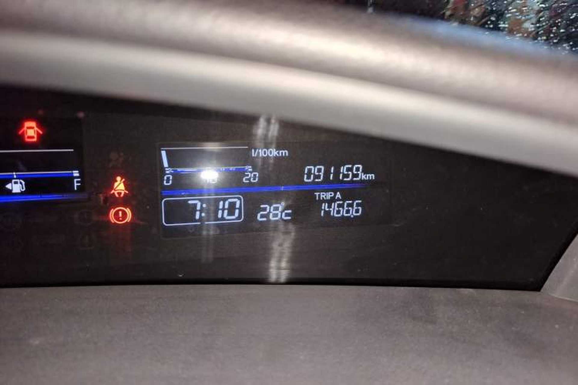 Used Honda Jade 2014 1.8L Automatic Comfort Elite Version 5 Seats Odometer Close Up