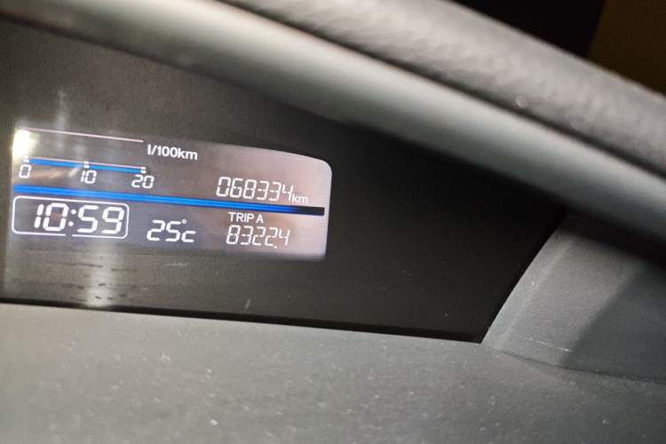 Used Honda Jade 2014 1.8L CVT Luxury Prestige Edition 5 Seats Odometer Close Up