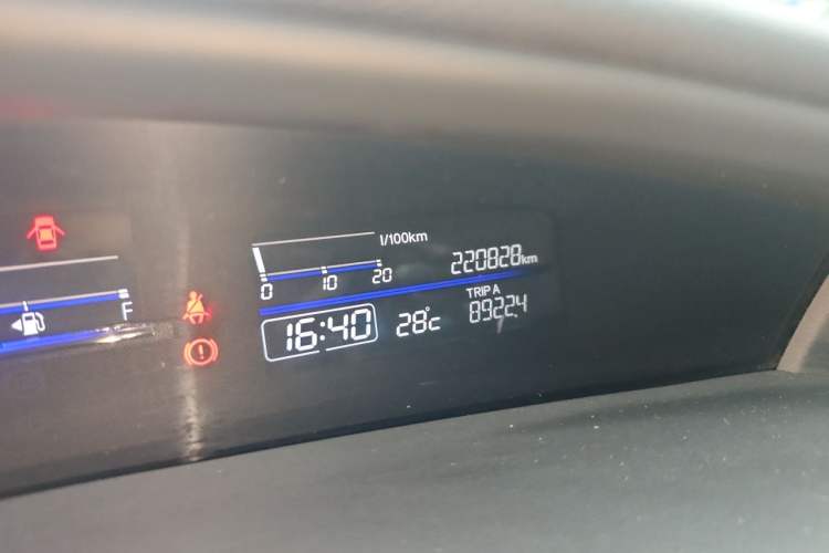 Used Honda Jade 2016 1.8L Automatic Comfort Elite Version 5 Seats Odometer Close Up