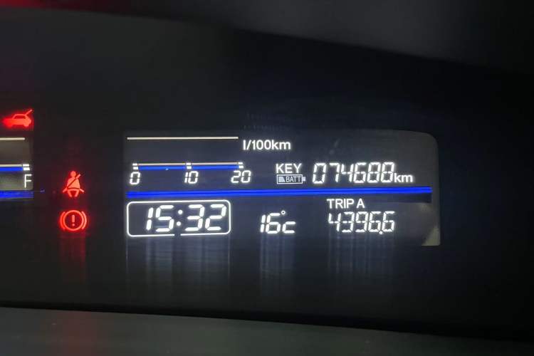 Used Honda Jade 2016 1.8L Automatic Comfort Elite Version 5 Seats Odometer Close Up