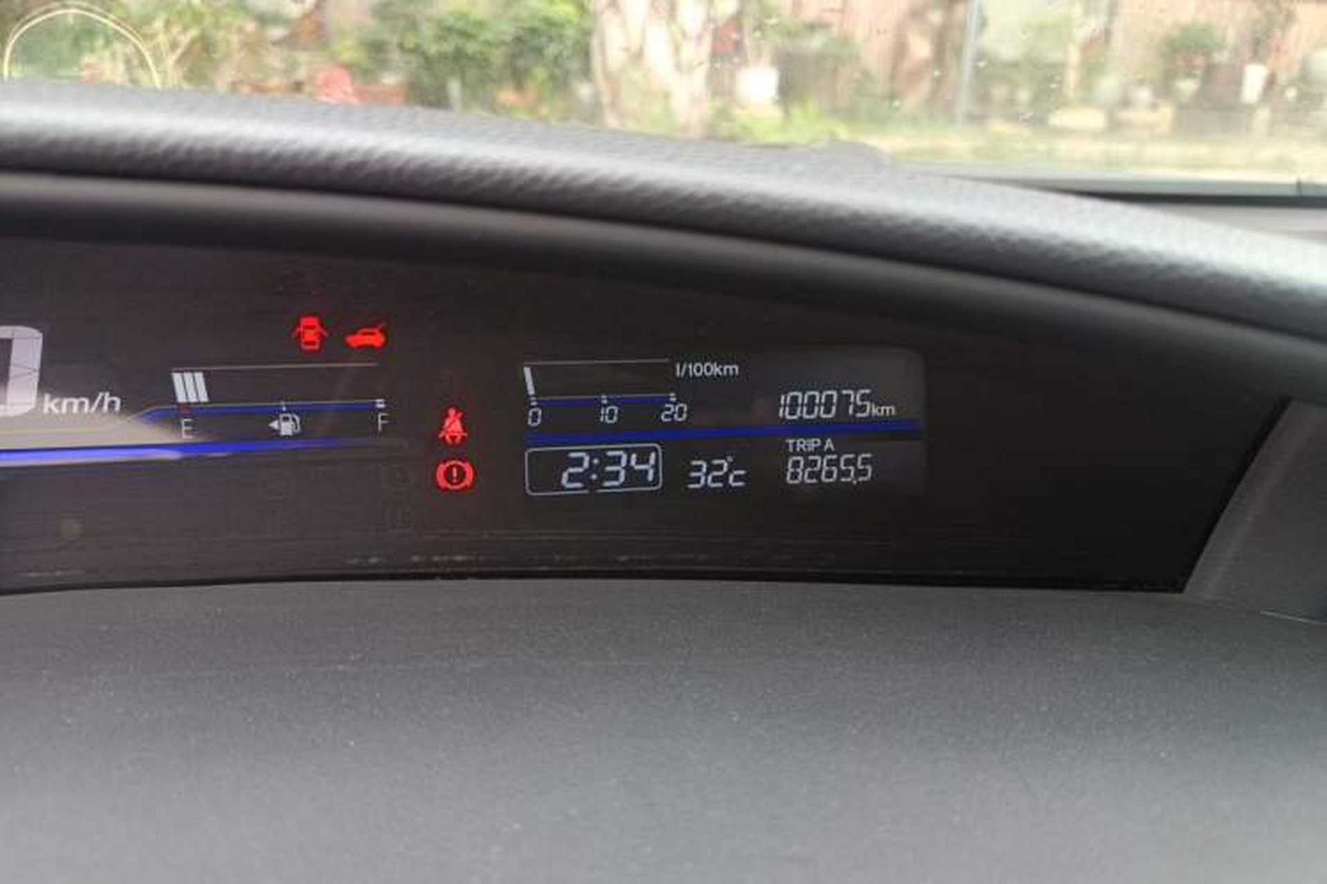 Used Honda Jade 2016 1.8L Automatic Comfort Elite Version 5 Seats Odometer Close Up