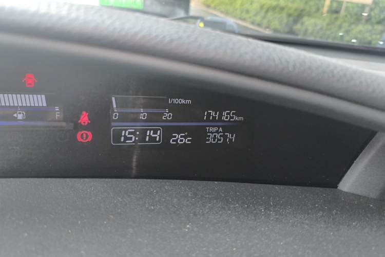 Used Honda Jade 2016 1.8L Automatic Comfort Elite Version 5 Seats Odometer Close Up