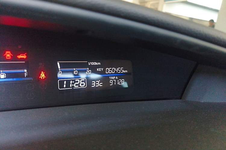 Used Honda Jade 2016 1.8L Automatic Comfort Elite Version 5 Seats Odometer Close Up