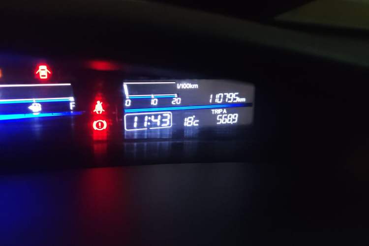 Used Honda Jade 2016 1.8L Automatic Comfort Elite Version 5 Seats Odometer Close Up