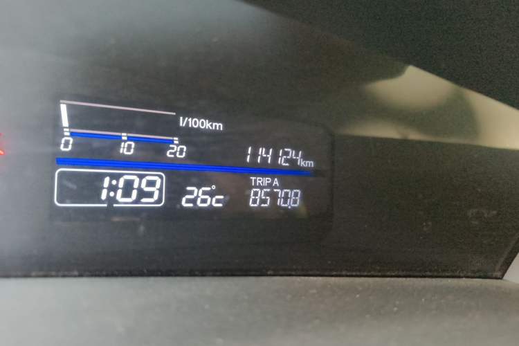 Used Honda Jade 2017 1.8L automatic Comfort version 5 seats Odometer Close Up