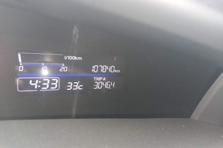 Used Honda Jade 2017 210 TURBO CVT Luxury Edition 5 Seats Odometer Close Up