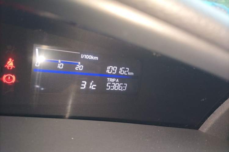 Used Honda Jade 2017 1.8L automatic Comfort version 5 seats Odometer Close Up