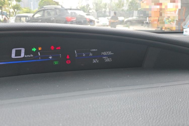 Used Honda Jade 2017 210TURBO CVT Fashion Edition 5-seater Odometer Close Up