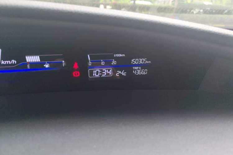 Used Honda Jade 2017 210 TURBO CVT Luxury Edition 5 Seats Odometer Close Up