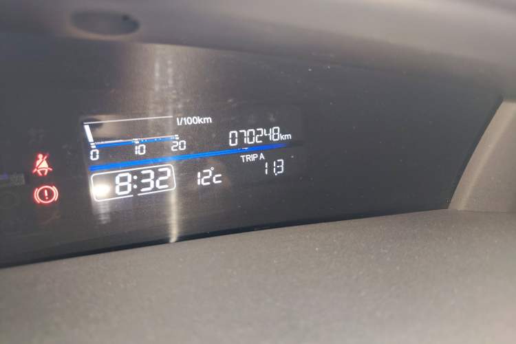 Used Honda Jade 2017 1.8L automatic Comfort version 5 seats Odometer Close Up