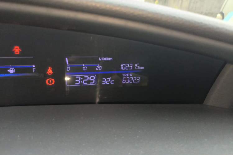 Used Honda Jade 2017 1.8L automatic Comfort version 5 seats Odometer Close Up