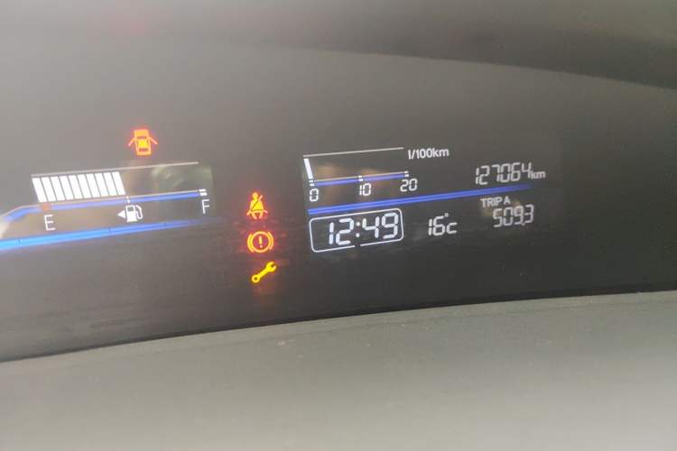 Used Honda Jade 2017 210TURBO CVT Fashion Edition 5-seater Odometer Close Up