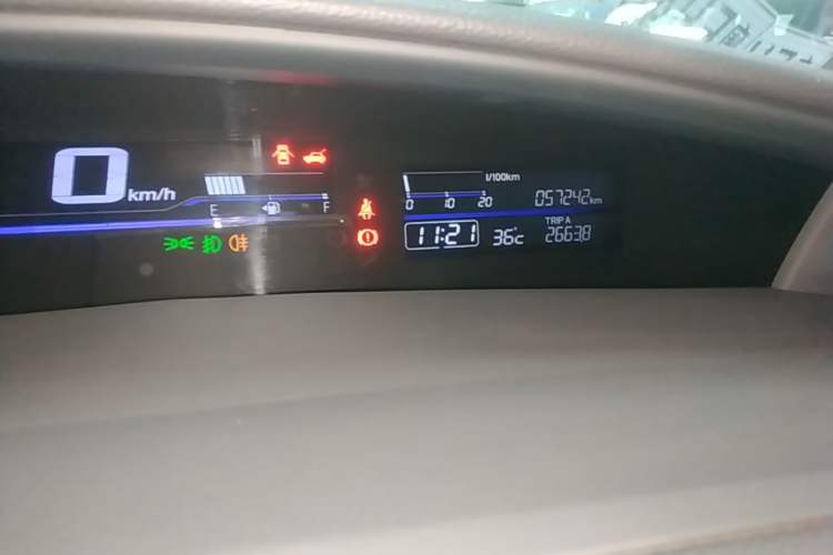 Used Honda Jade 2017 1.8L automatic Comfort version 5 seats Instrument Cluster