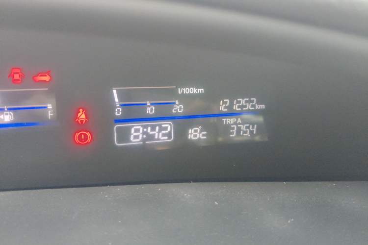 Used Honda Jade 2017 210 TURBO CVT Luxury Edition 5 Seats Odometer Close Up