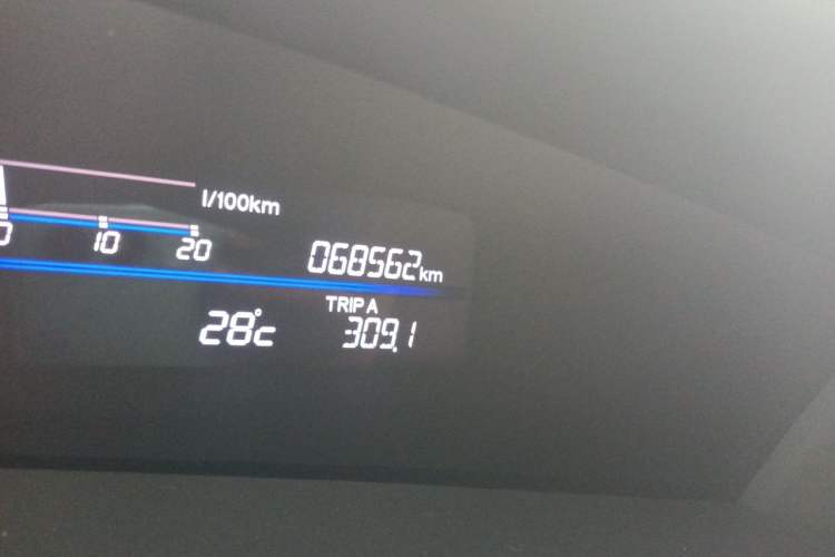 Used Honda Jade 2017 210TURBO CVT Fashion Edition 5-seater Odometer Close Up