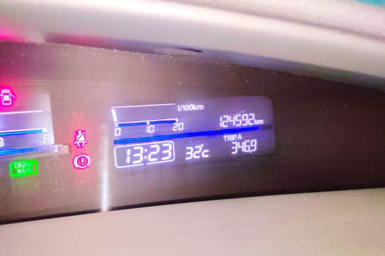 Used Honda Jade 2017 210 TURBO CVT Luxury Edition 5 Seats Odometer Close Up