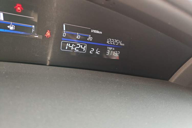 Used Honda Jade 2017 1.8L automatic Comfort version 5 seats Odometer Close Up