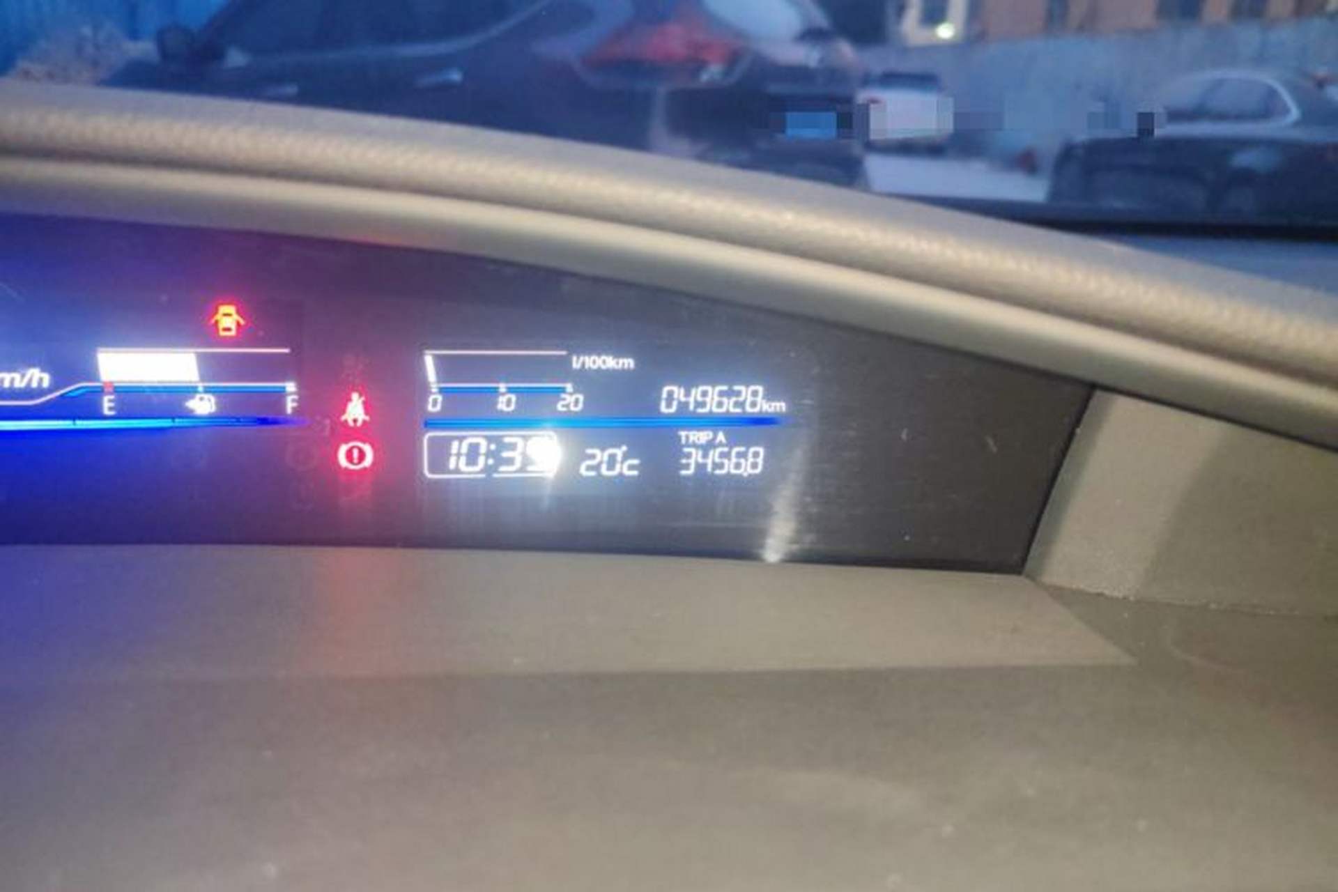 Used Honda Jade 2017 210TURBO CVT Fashion Edition 5-seater Odometer Close Up