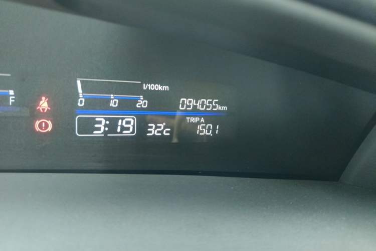 Used Honda Jade 2017 210TURBO CVT Fashion Edition 5-seater Odometer Close Up
