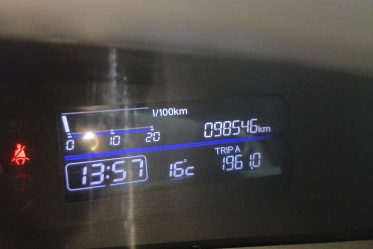 Used Honda Jade 2017 1.8L automatic Comfort version 5 seats Odometer Close Up