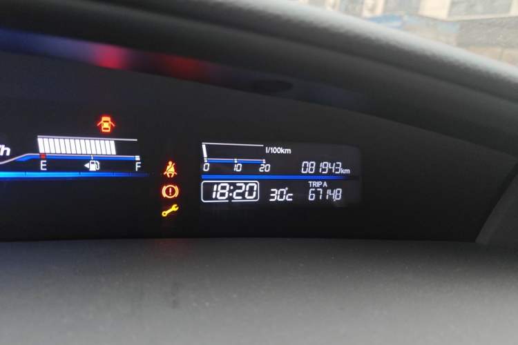 Used Honda Jade 2017 210TURBO CVT Fashion Edition 5-seater Odometer Close Up
