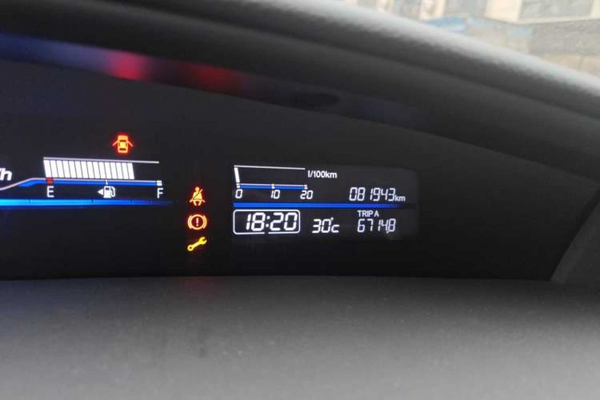 Used Honda Jade 2017 210TURBO CVT Fashion Edition 5-seater Odometer Close Up