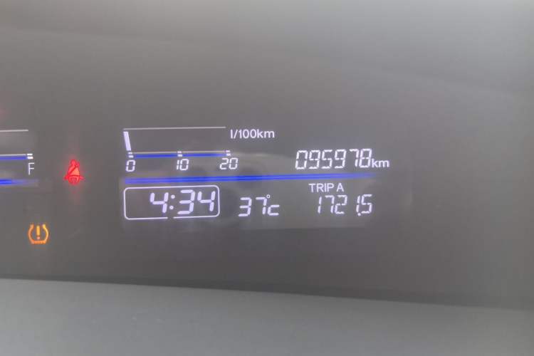 Used Honda Jade 2020 1.8L automatic Comfort version Odometer Close Up