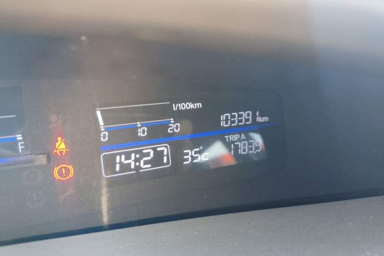 Used Honda Jade 2020 1.8L automatic Comfort version Odometer Close Up