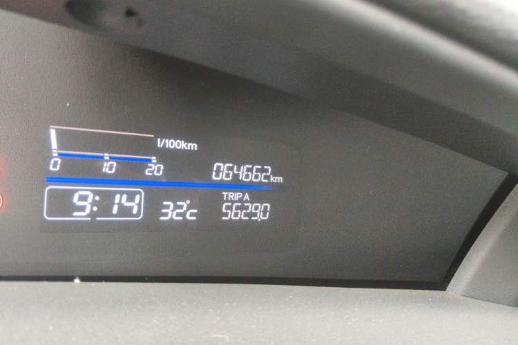 Used Honda Jade 2020 1.8L automatic Comfort version Odometer Close Up