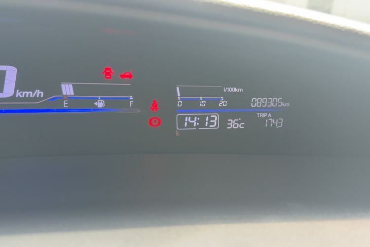 Used Honda Jade 2020 1.8L automatic Comfort version Odometer Close Up
