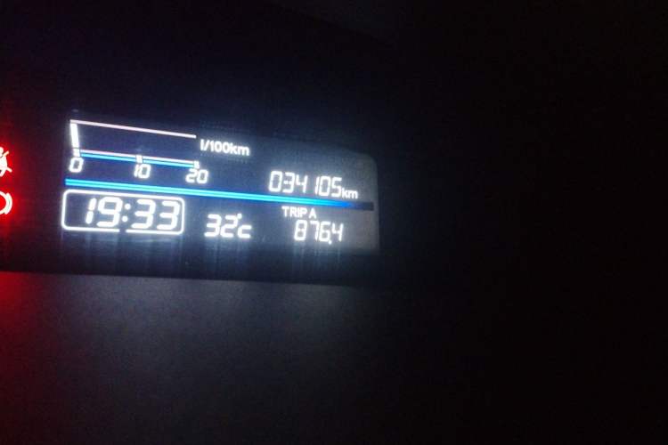 Used Honda Jade 2020 1.8L automatic Comfort version Odometer Close Up