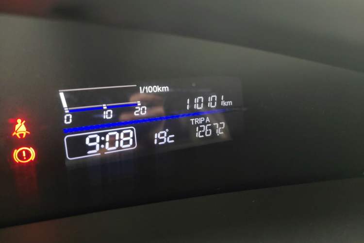 Used Honda Jade 2020 1.8L automatic Comfort version Odometer Close Up