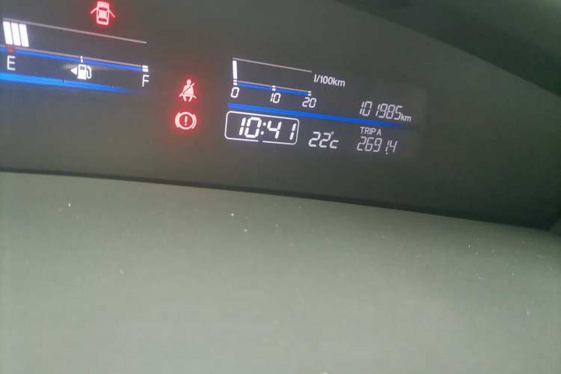 Used Honda Jade 2020 1.8L automatic Comfort version Odometer Close Up