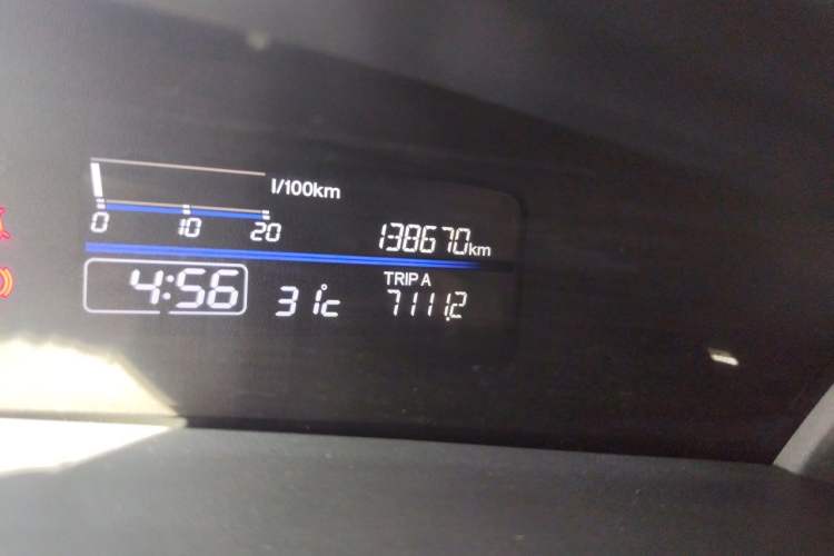 Used Honda Jade 2020 1.8L automatic Comfort version Odometer Close Up