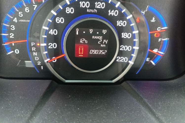 Used Honda Odyssey 2009 2.4L Luxury Edition Odometer Close Up