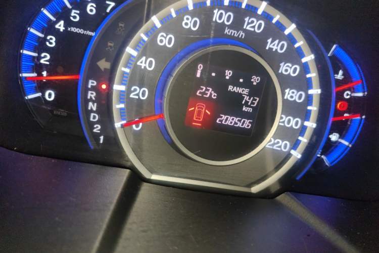 Used Honda Odyssey 2009 2.4L Leading Edition Odometer Close Up
