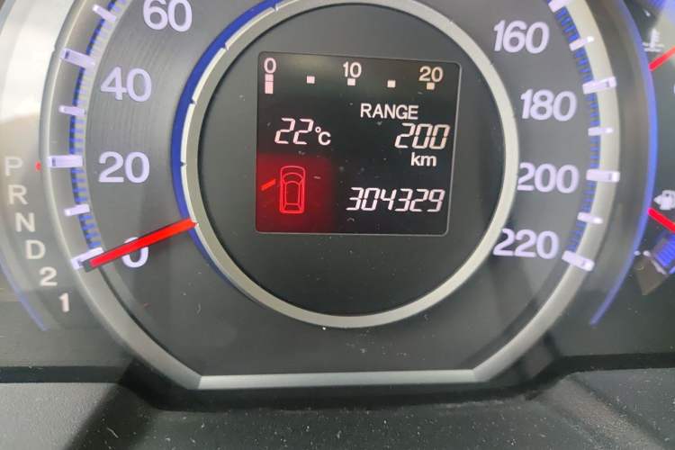 Used Honda Odyssey 2009 2.4L Leading Edition Odometer Close Up
